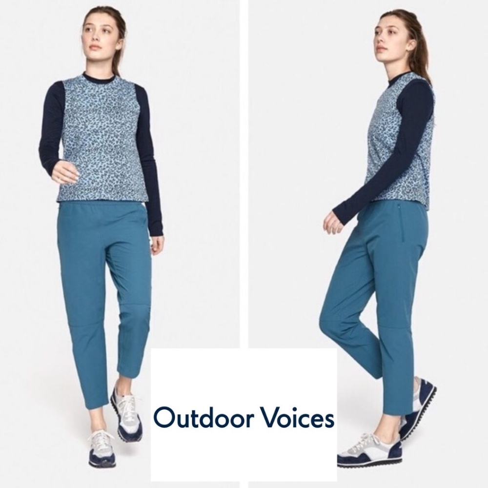 Outdoor Voices Teal Blue Green RecTrek Pants M